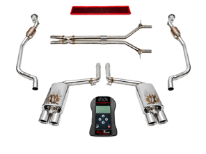 Fabspeed Exhaust Performance Package, Polished Stainless Steel WITH ECU Upgrade. Porsche 970 Panamera Turbo / Turbo S (2010-2016) - 97004420015 - FS.POR.970T.SC, FS.POR.970T.XP, FS.POR.970T.MAXP, FB582/20, FS.POR.970T.ET
